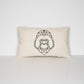 Geometric Orangutan Pillow - Minimal Ape Print Throw Cushion - Orangutan Scatter Pillow