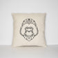 Geometric Orangutan Pillow - Minimal Ape Print Throw Cushion - Orangutan Scatter Pillow