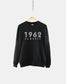 1962 Birthday Sweatshirt - Retro 60th Birthday Sweater - Birth Year Numbers Jumper