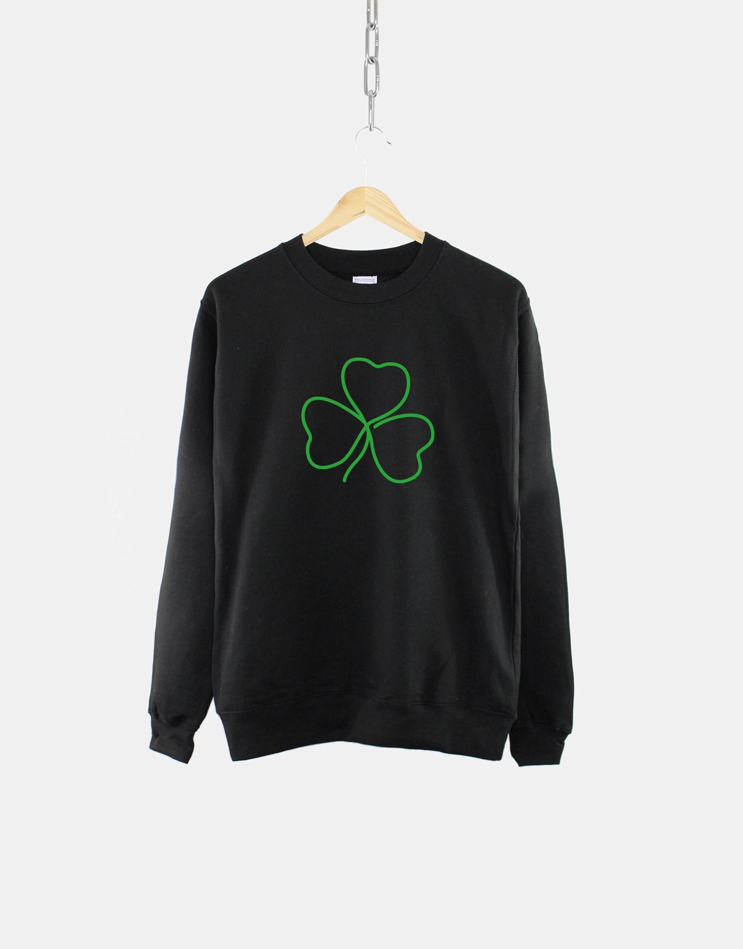 Shamrock Sweatshirt - St Patricks Day Sweatshirt - Irish Shamrock Sweater - Saint Patrick's Day Jumper