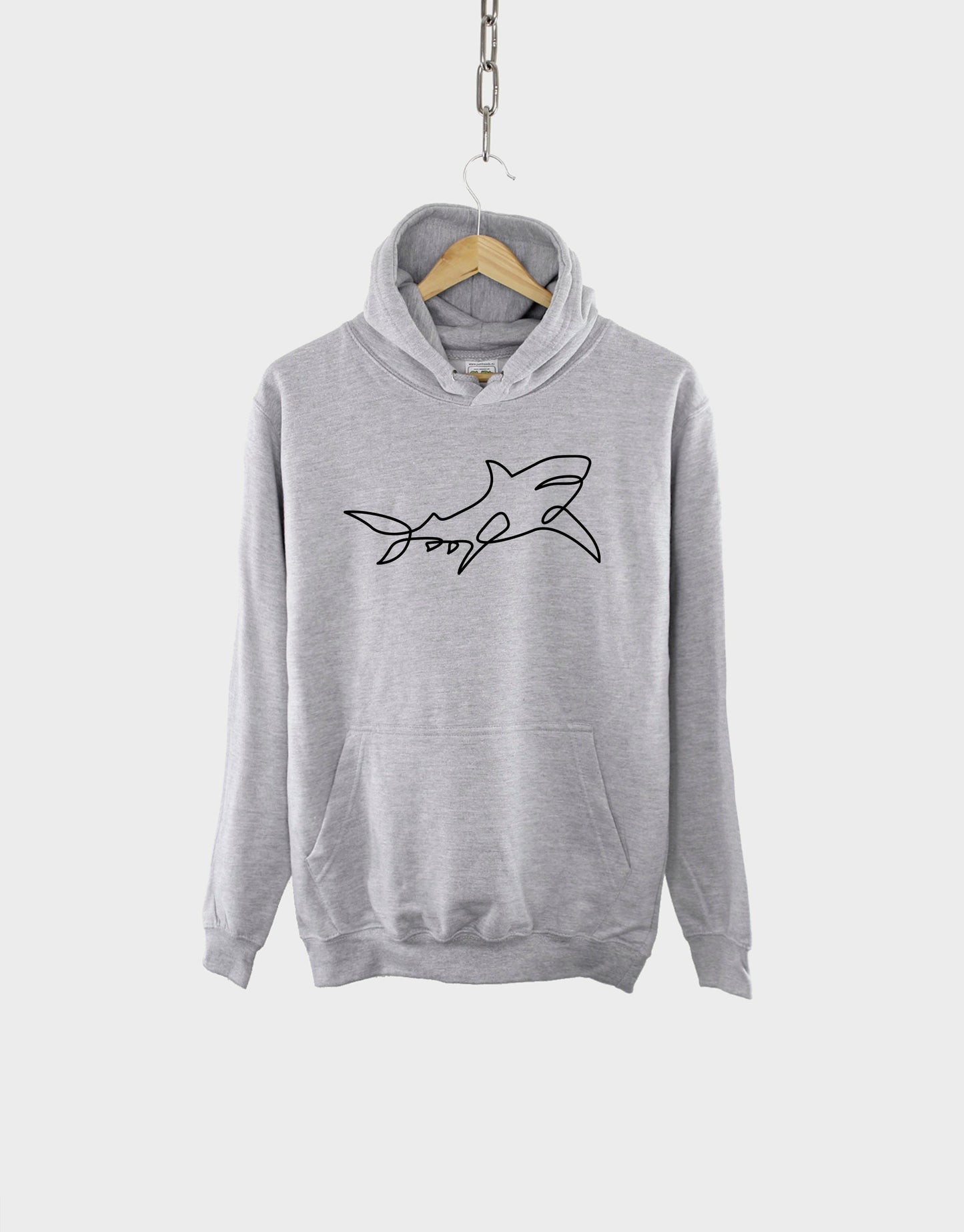 Scuba Diving Hoodie - Shark Hoodie - Scuba Hoody - I Love Sharks Hoodie - Shark Gifts