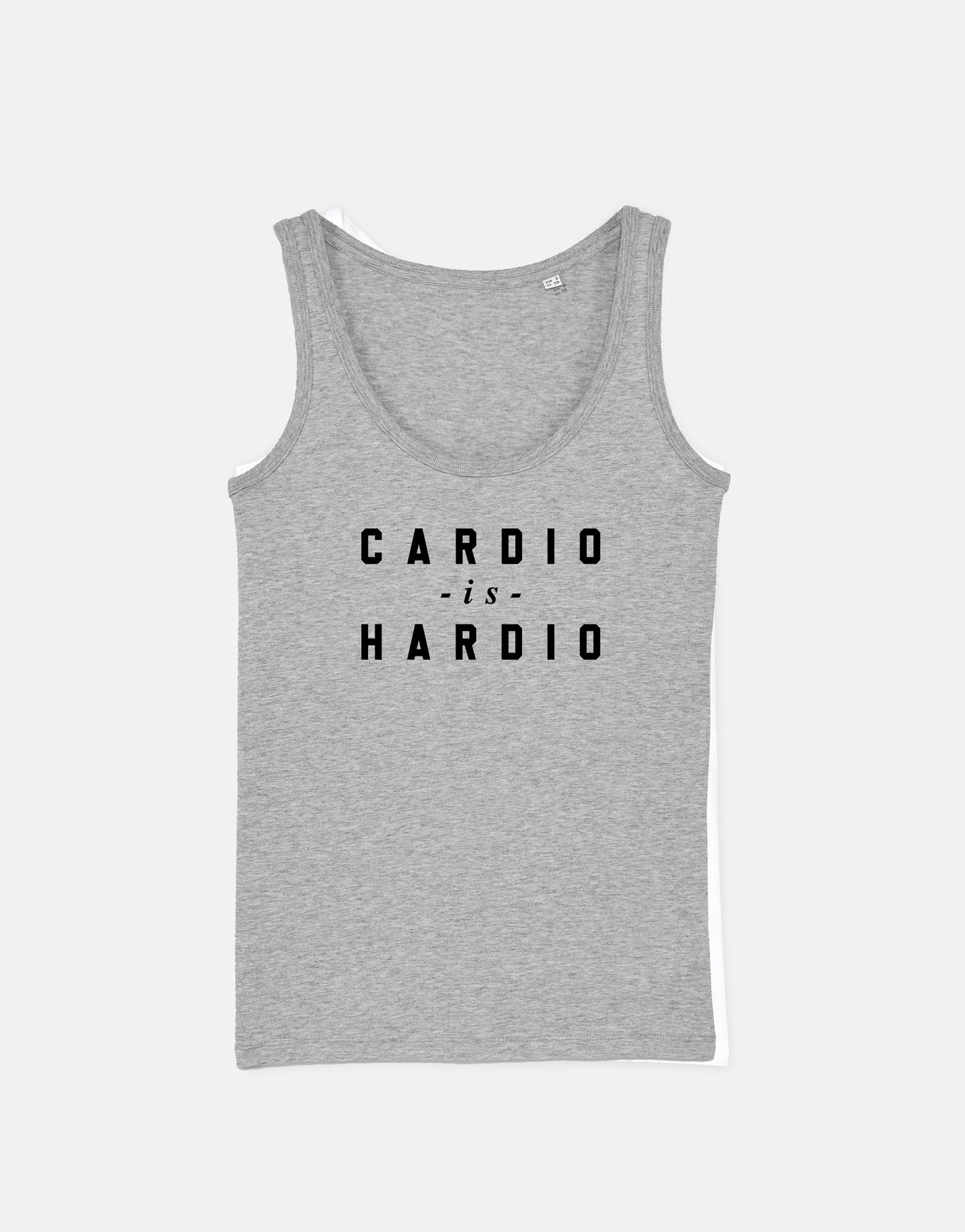 Womens Gym Tank Top - Cardio is Hardio Tank - Jogging Tanks - Running Vest Top - Ladies Gym Vest