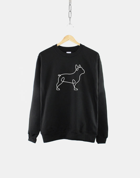 Adorable French Bulldog Sweatshirt - Womens French Bulldog Sweatshirt - I Love My French Bulldog Sweatshirt - French Bulldog Gift