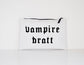 Black Goth Makeup Bag - Goth Girl Makeup Pouch - Goth Makeup Bag - Vampire Bratt Gothic Makeup Pouch