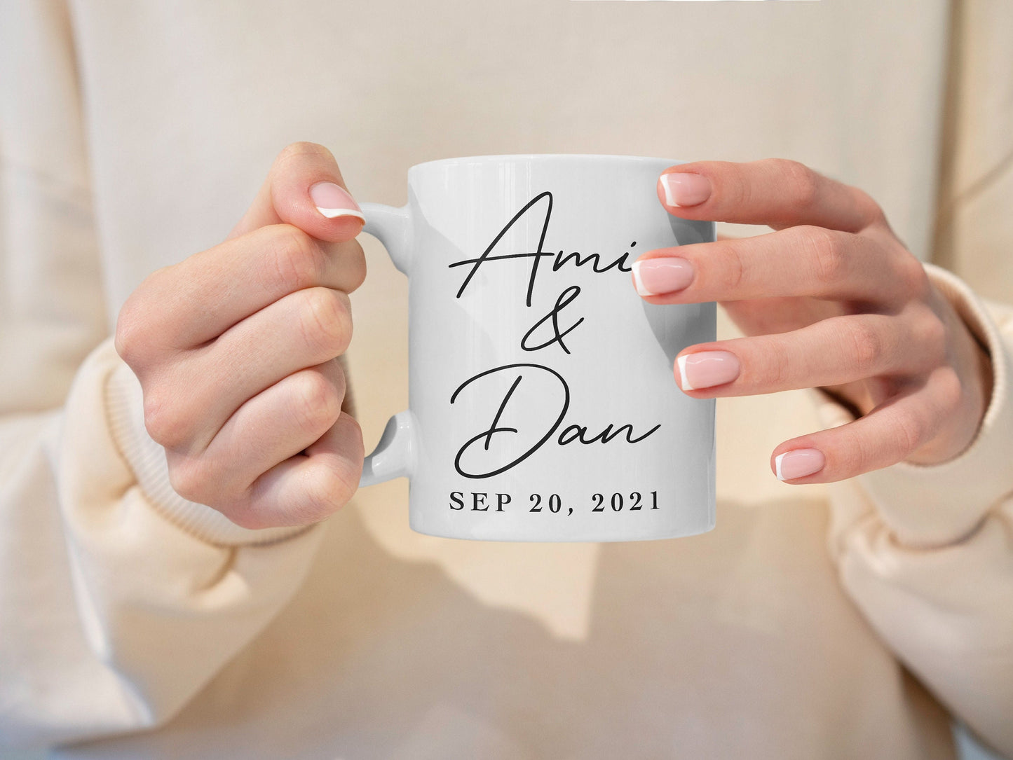 Personalised Anniversary Gifts - Wedding Anniversary Mugs Custom Couples Mugs - Gifts For Couples Anniversary Gift - Anniversary Coffee Mug