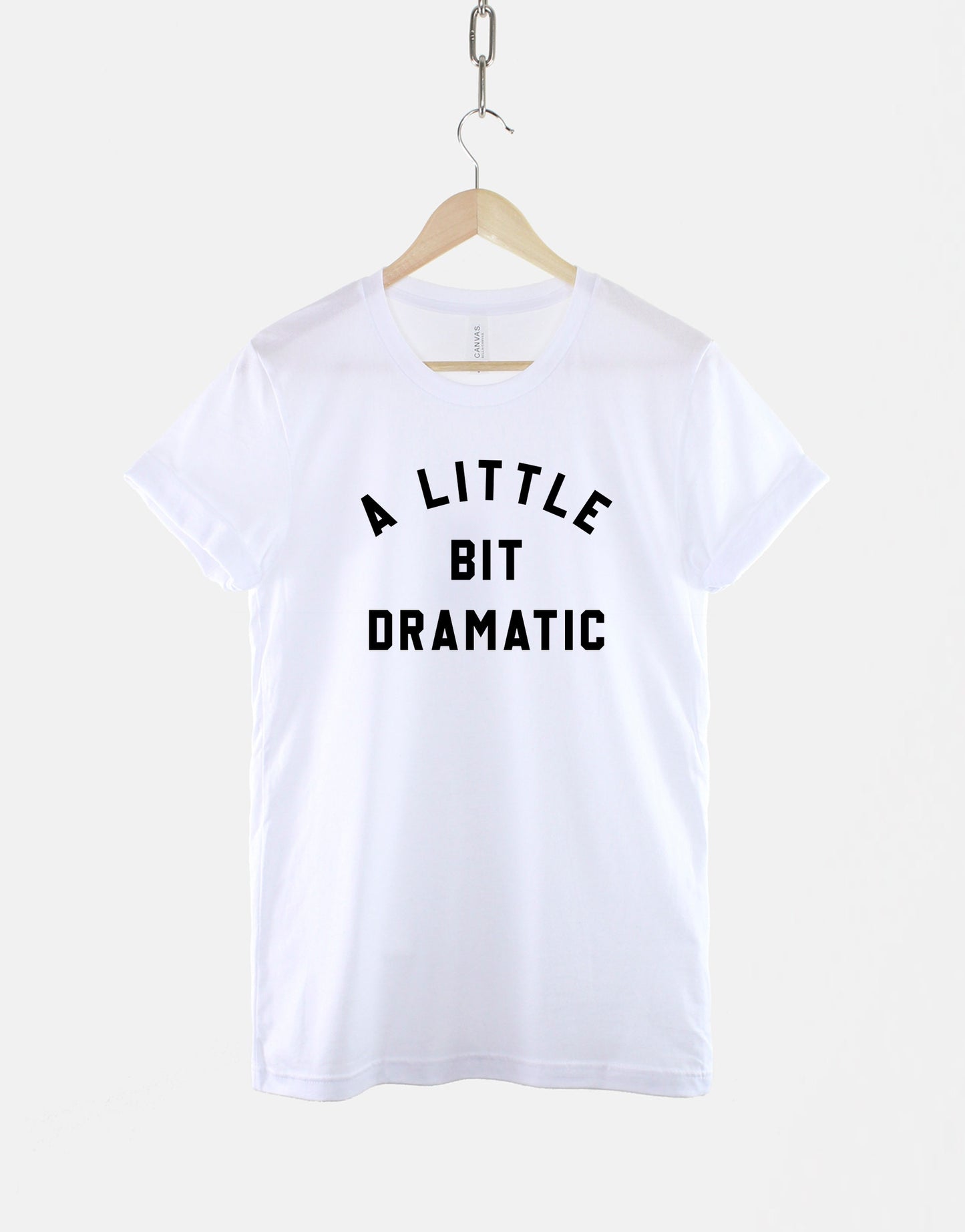 A Little Bit Dramatic Shirt - University Aesthetic Shirt - Womens Trendy T-Shirt - Casual TShirt - College Style T-Shirt - Dramatic T-Shirt