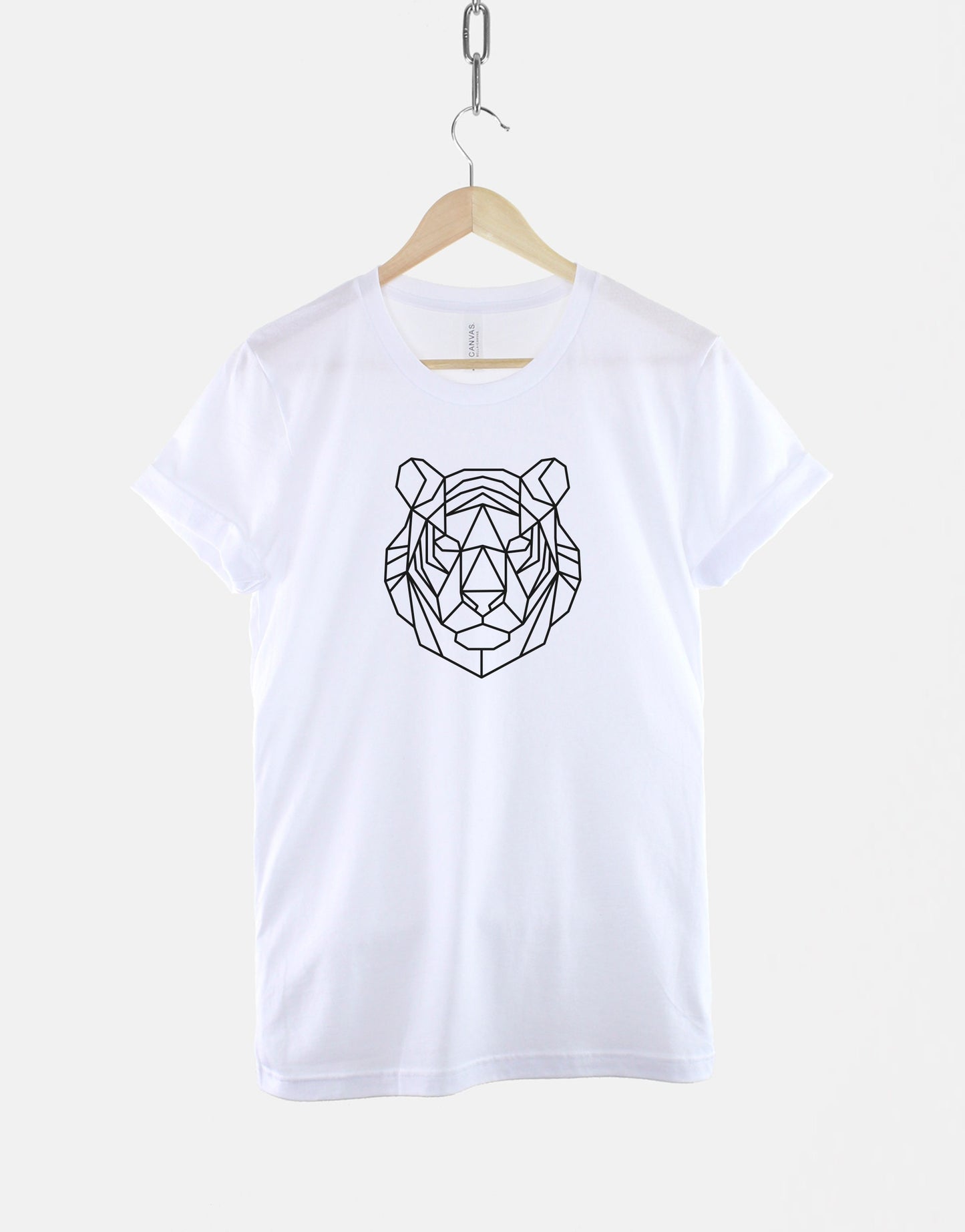 Tiger T-Shirt - Geometric Tiger Shirt - Mens Tiger Shirts - Tigers T-Shirt - Tiger Shirt For Men - Tiger Gifts - Tiger Print T-Shirt