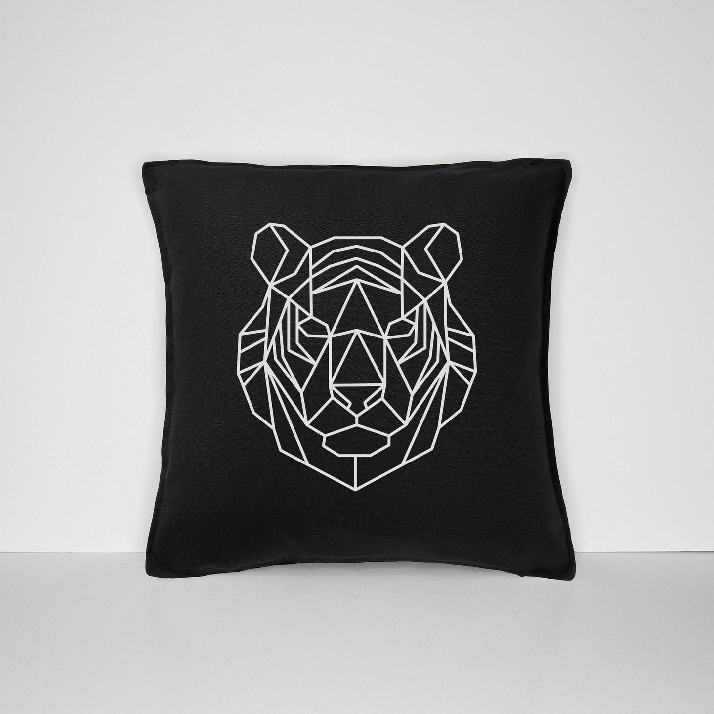 Tiger Cushion - Geometric Tiger Pillow - Tiger Bedroom Decor - Tiger Decor - Bengal Tiger Print Pillow - Tiger Gifts - Tiger Print Cushion