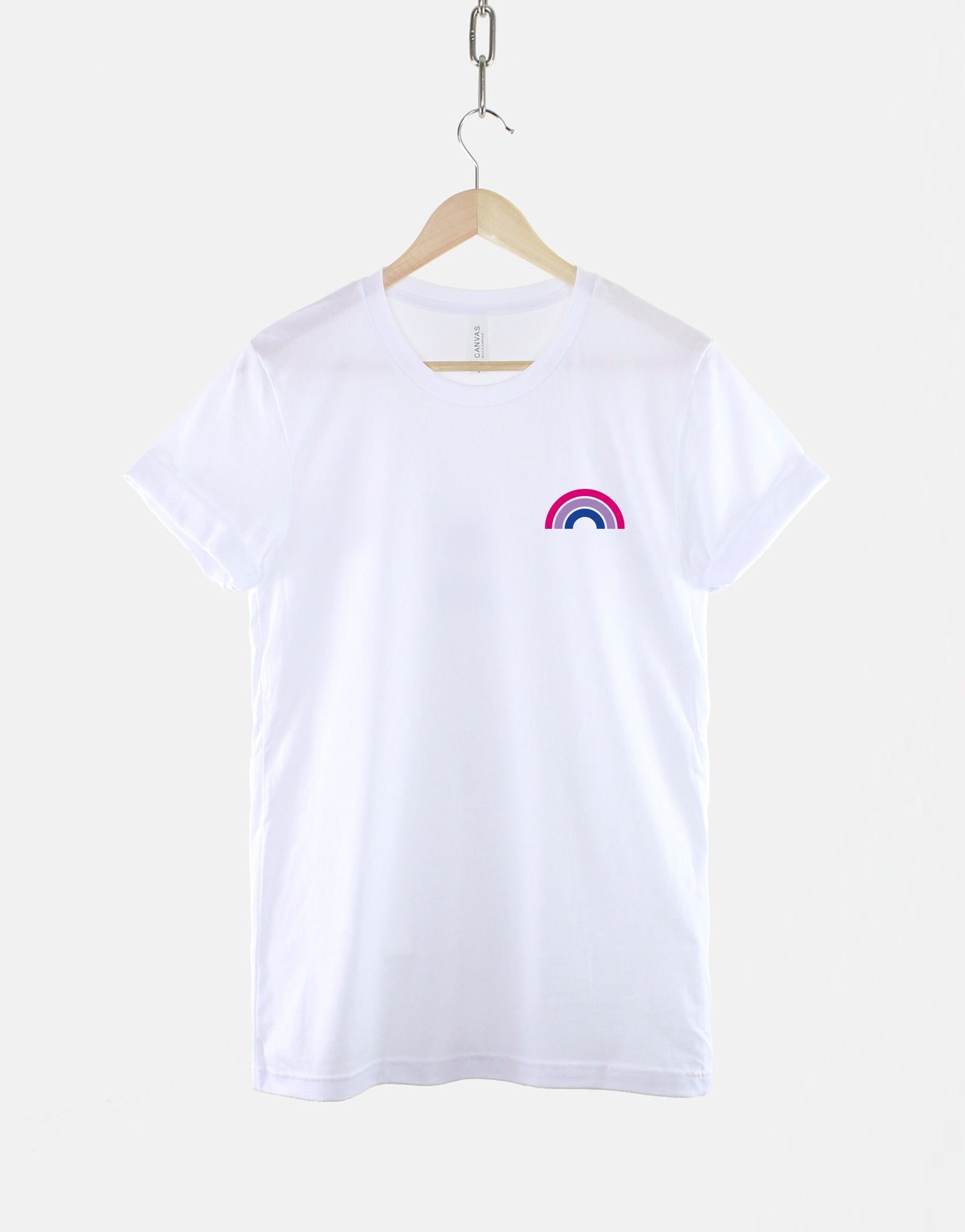 Bisexual Pride Shirt - Bi Pride T-Shirt - Bisexual Flag Shirt - LGBT Shirt - Minimalistic Bi Pride TShirt