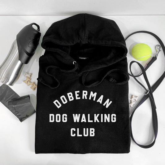 Doberman Hoodie - Dobermann Shirt - Doberman Pinscher Hoodie - Doberman Owner Hoodie Dog Walking Hoodie - Personnalisable Dog Hoodie