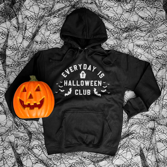 Black Halloween Hoodie - Trendy Halloween Hoodies - College Style Halloween Hoodie - Halloween Obsessed - Everyday Is Halloween Hoodie