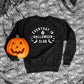 Black Halloween Sweatshirt - Trendy Halloween Sweater - Womens Halloween Crew Neck Sweatshirt - Everyday Is Halloween Sweatshirt