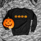 Halloween Pumpkin Sweatshirt - Pumpkin Sweater - Pumpkin Crewneck Sweatshirt - Halloween Sweater - Fall Shirts - Black Halloween Sweatshirt