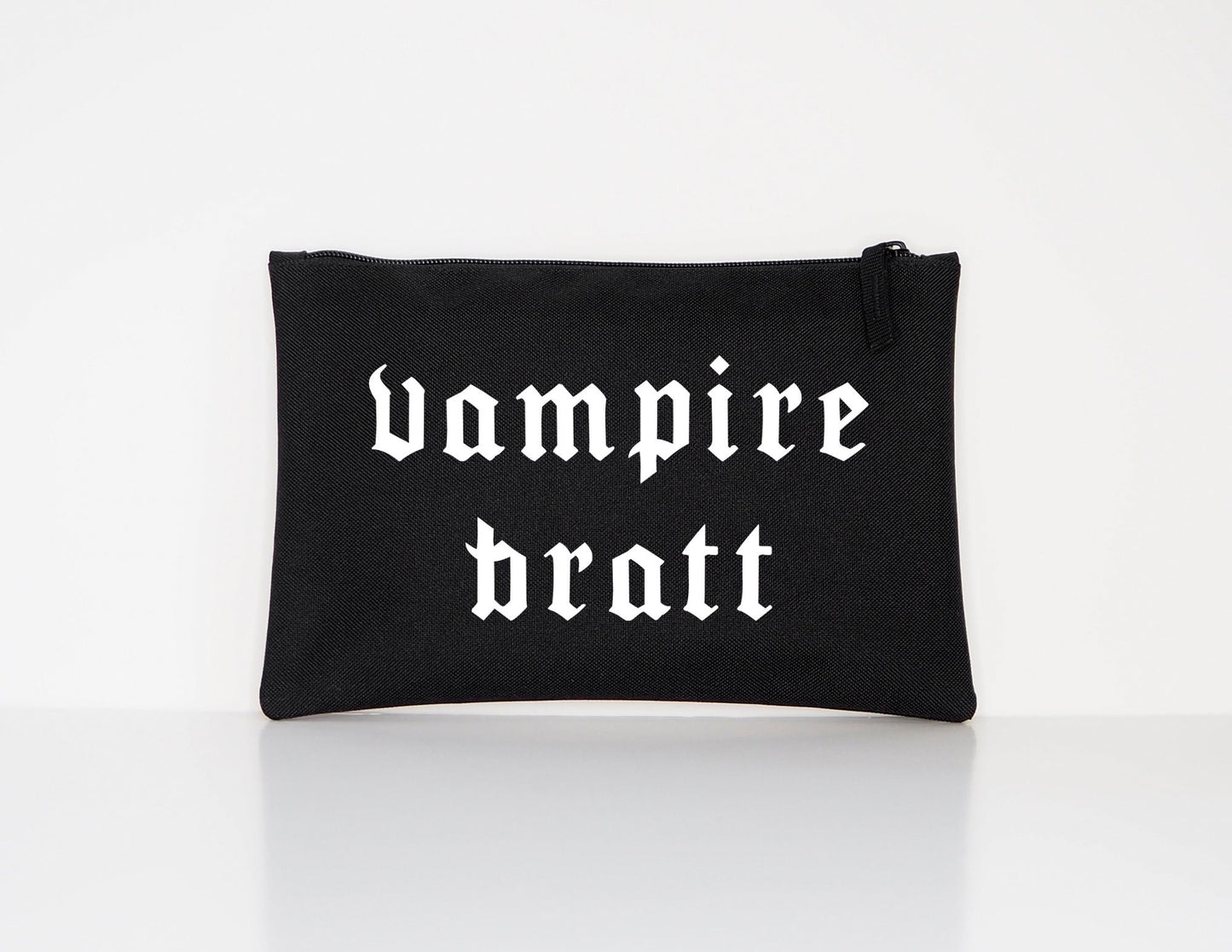 Black Goth Makeup Bag - Goth Girl Makeup Pouch - Goth Makeup Bag - Vampire Bratt Gothic Makeup Pouch