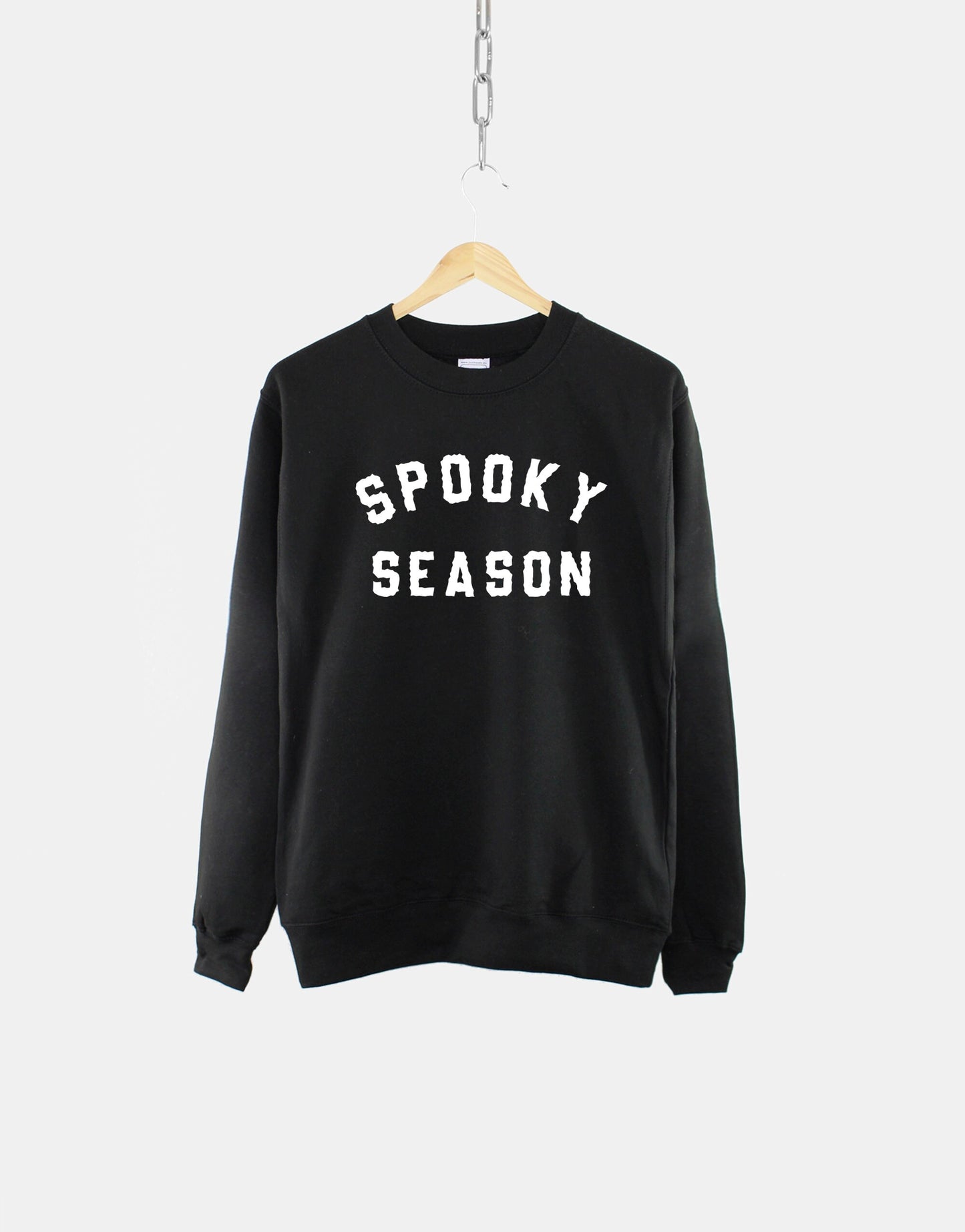 Spooky Season Sweatshirt - Cute Halloween Sweatshirt - Trendy Outfit For Fall - Autumn Sweater - Spooky Sweatshirt - Halloween Print Sweater