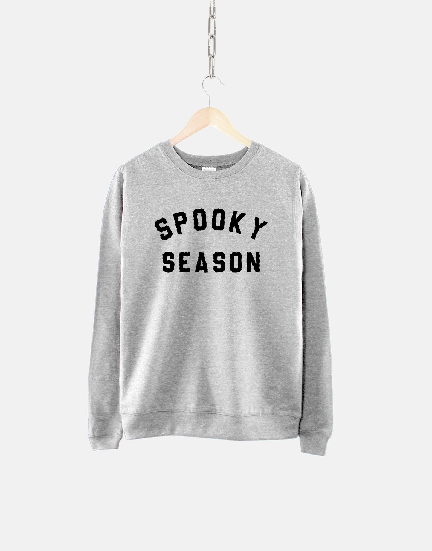 Spooky Season Sweatshirt - Cute Halloween Sweatshirt - Trendy Outfit For Fall - Autumn Sweater - Spooky Sweatshirt - Halloween Print Sweater