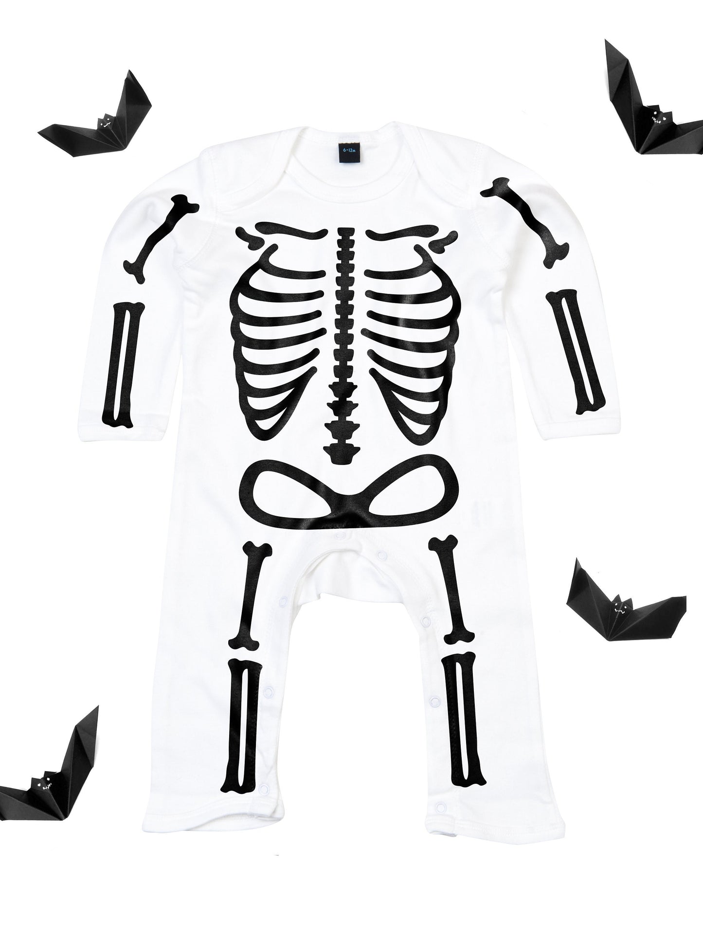 Halloween Baby Grow - Skeleton Romper Suit - Skeleton Baby Grow - Halloween Baby Costume Baby Halloween One Piece - Toddler Halloween Outfit