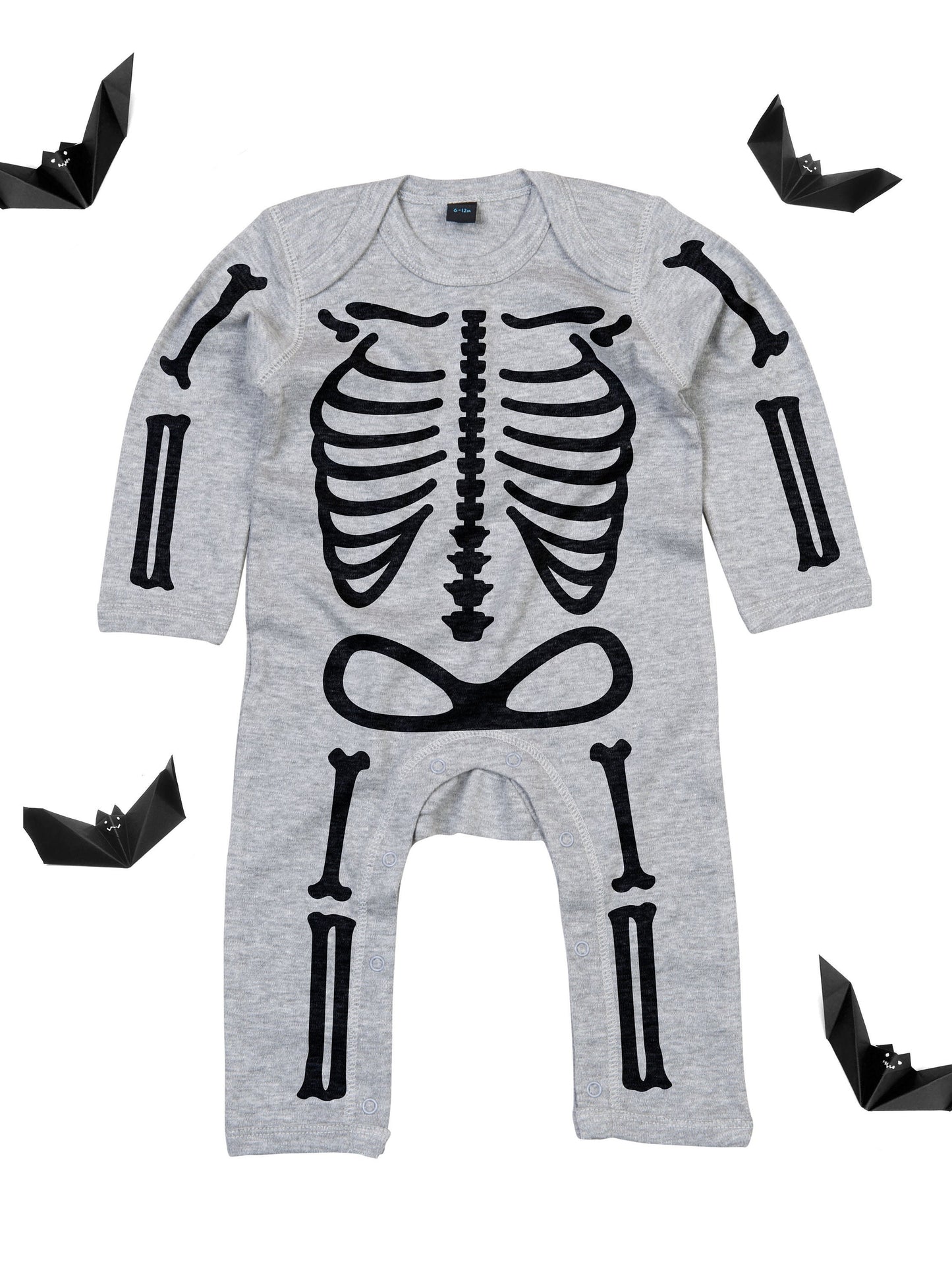 Halloween Baby Grow - Skeleton Romper Suit - Skeleton Baby Grow - Halloween Baby Costume Baby Halloween One Piece - Toddler Halloween Outfit