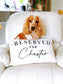 Cocker Spaniel Dog Pillow - Reserved For The Dog Pillow - Springer Spaniel Dog Cushion - Cavalier King Charles Spaniel - Spaniel Gifts