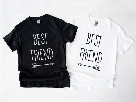 Matching Best Friends Shirts Set - Best Friend T-Shirts Twin Pack