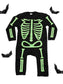 Toddler Skeleton One-Piece - Kids Skeleton All-In-One - Childrens Halloween Skeleton Bodysuit - Halloween Outfit- Toddler Halloween Costume