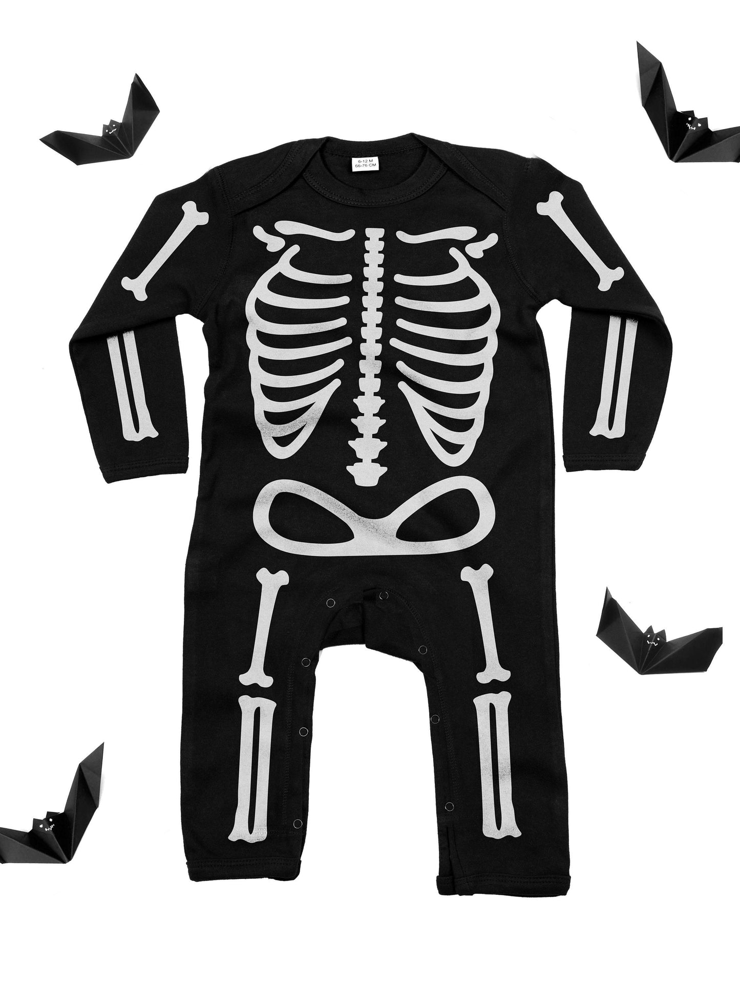 Skeleton Baby Grow - Halloween Baby Grow Skeleton Romper - Halloween Baby One Piece - Baby Halloween Costume - Toddler Halloween Costume