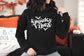 Halloween Retro Hoodie - Spooky Vibes Hoodie - Retro Font Halloween Hoodie - Retro Fall Hoodie For Halloween - Womens Retro Halloween Hoodie