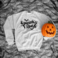 Halloween Retro Sweatshirt - Spooky Vibes Sweatshirt - Retro Halloween Sweater - Retro Fall Sweatshirt - Womens Retro Halloween Sweatshirt