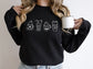 Halloween Coffee Cup Sweatshirt - Pumpkin Spice Latte Sweatshirt - Pumpkin Coffee Sweater - Halloween Sweatshirts - Autumn Coffee Sweatshirt