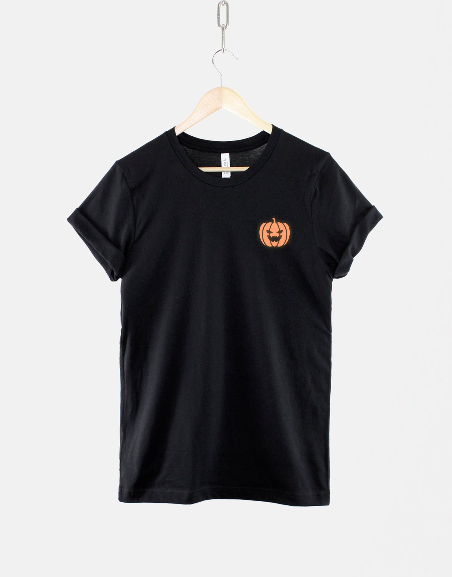 Glow In The Dark Halloween Shirt - Glow In The Dark Pumpkin T-Shirt - Cute Pumpkin T-Shirt - Halloween Pumpkin T-Shirt