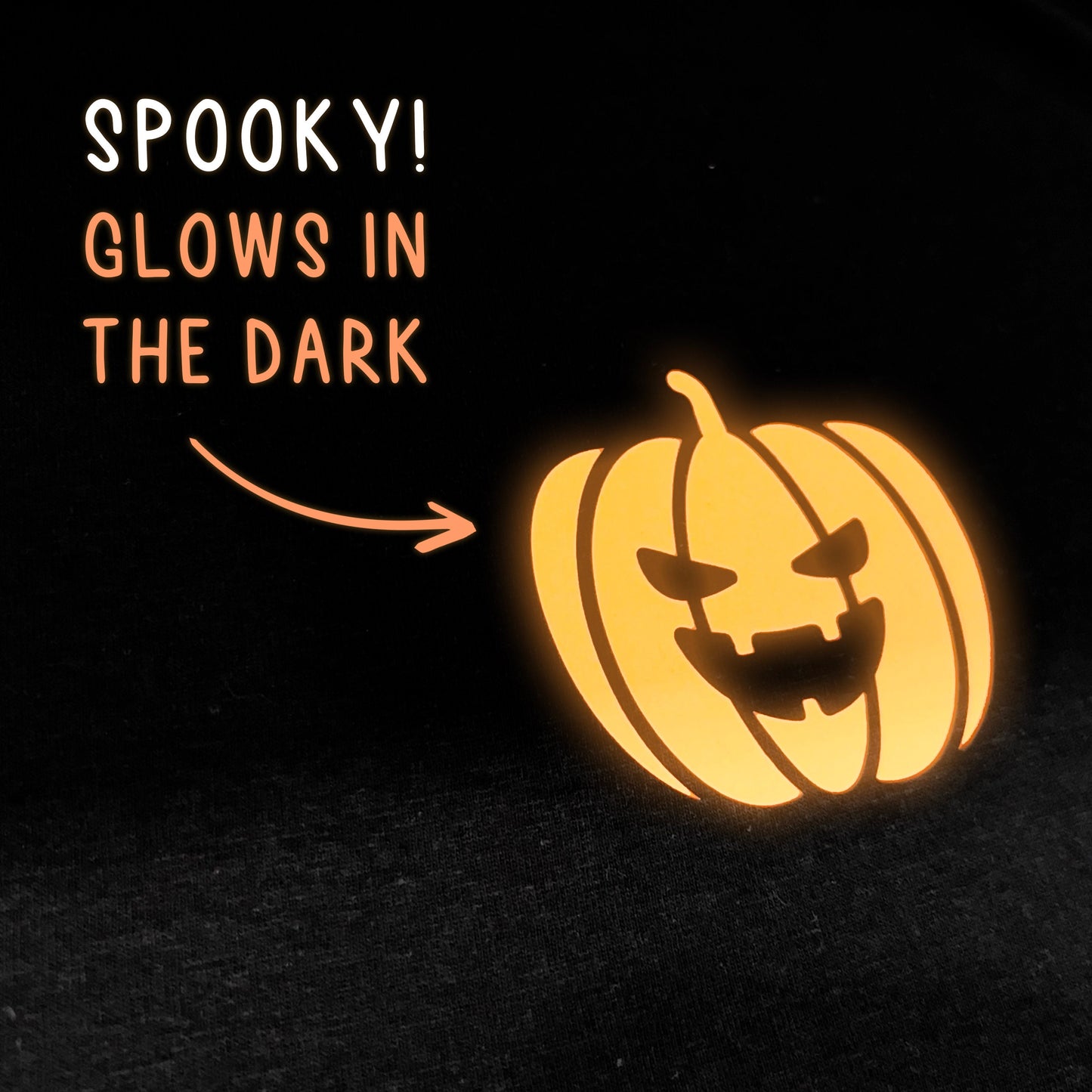 Glow In The Dark Halloween Shirt - Glow In The Dark Pumpkin T-Shirt - Cute Pumpkin T-Shirt - Halloween Pumpkin T-Shirt