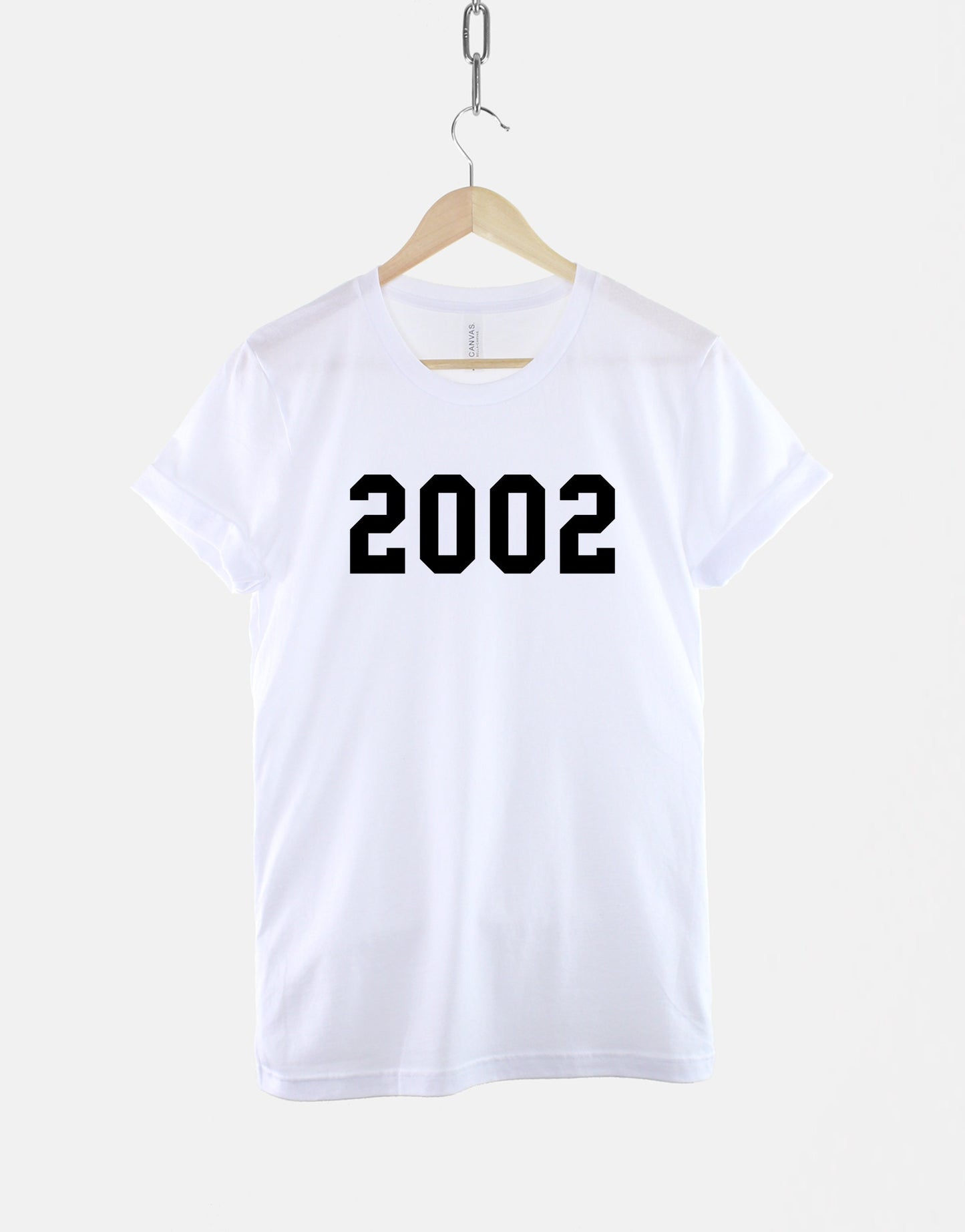 2002 21st Birthday Shirt - Made In Year Numbers T-Shirt