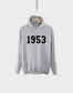 1953 70th Birthday Hoodie Shirt - Made In Year Numbers Hoody