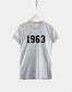 1963 60th Birthday Shirt - Made In Year Numbers T-Shirt