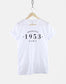 Original 1953 Girl - Womens Vintage 70th Birthday Shirt - Ladies Birth Year Numbers T-Shirt