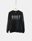 2007 Birthday Sweatshirt - Retro 16th Birthday Sweater - Birth Year Numbers Jumper