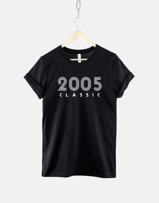 2005 Classic Retro 18th Birthday Shirt - Mens Birth Year Numbers T-Shirt