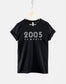 2005 Classic Retro 18th Birthday Shirt - Mens Birth Year Numbers T-Shirt