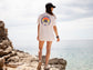 Oversized Retro T-Shirt - Retro Beach Shirt - Forever Chasing Sunsets T-Shirt - Retro Font TShirt For The Beach - Retro Sun T-Shirt