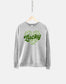 Retro Saint Patricks Day Sweatshirt - Lucky Irish Sweatshirt - Shamrock Heart Sweatshirt - Green Retro St Patrick's Day Shamrock Sweater