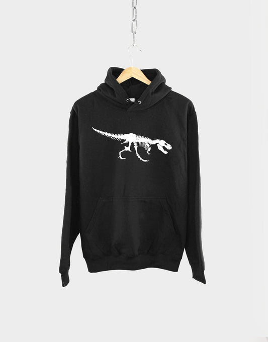 T-Rex Skeleton Hoodie - Tyrannosaurus Rex Hoodie - Dinosaur Bones Hoodie