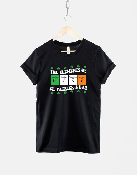 St Patricks Day T-Shirt - Element Of St Patricks Day Shirt - Periodic Table Lucky TShirt