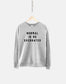 Normal Is So Overrated Sweatshirt - Mental Health Sweatshirt - Not Normal Slogan Sweater - Be Different Funny Sweatshirt