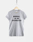 Normal Is So Overrated T-Shirt - Not Normal T-Shirt - Black Edgy Slogan T-Shirt