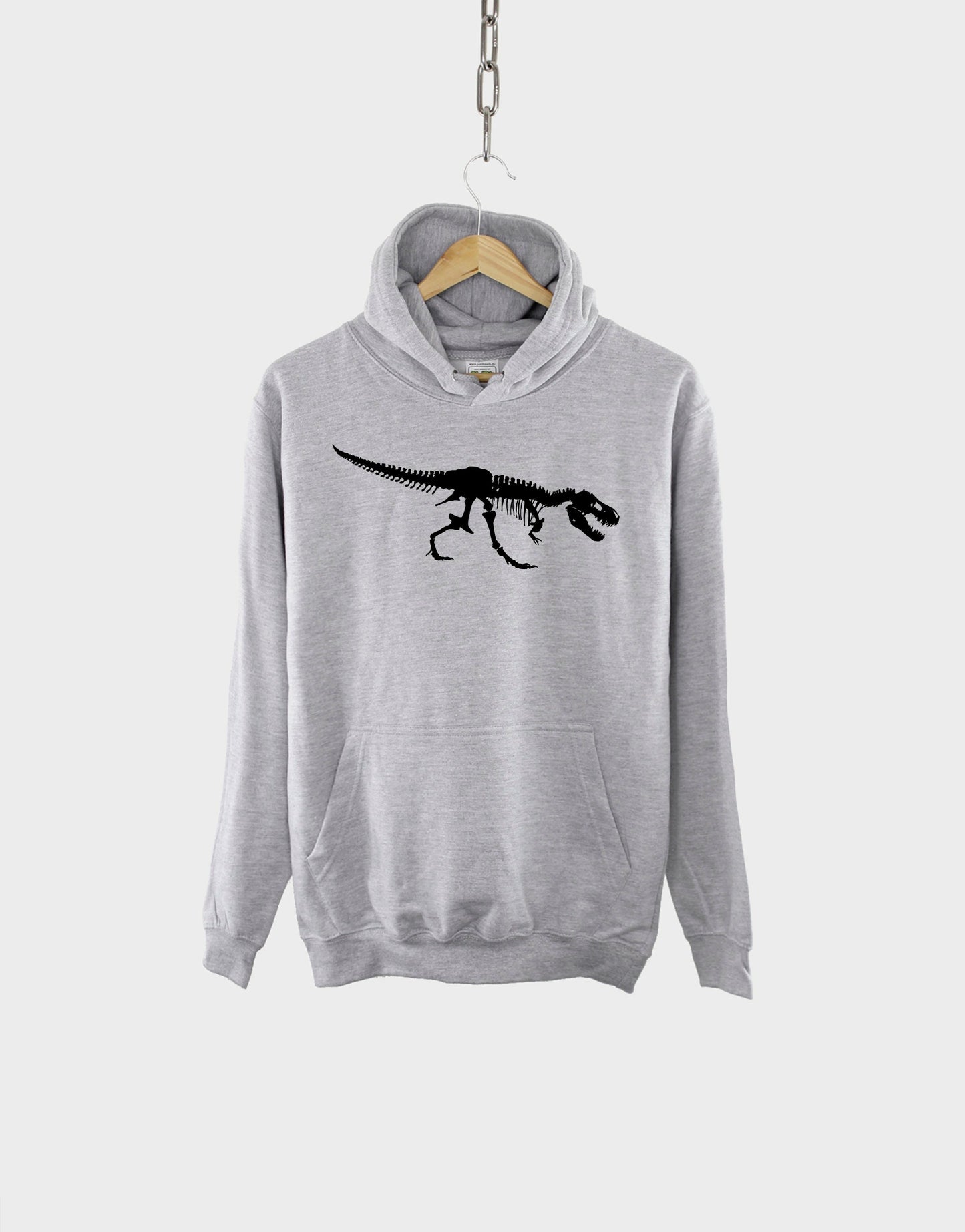 T-Rex Skeleton Hoodie - Tyrannosaurus Rex Hoodie - Dinosaur Bones Hoodie