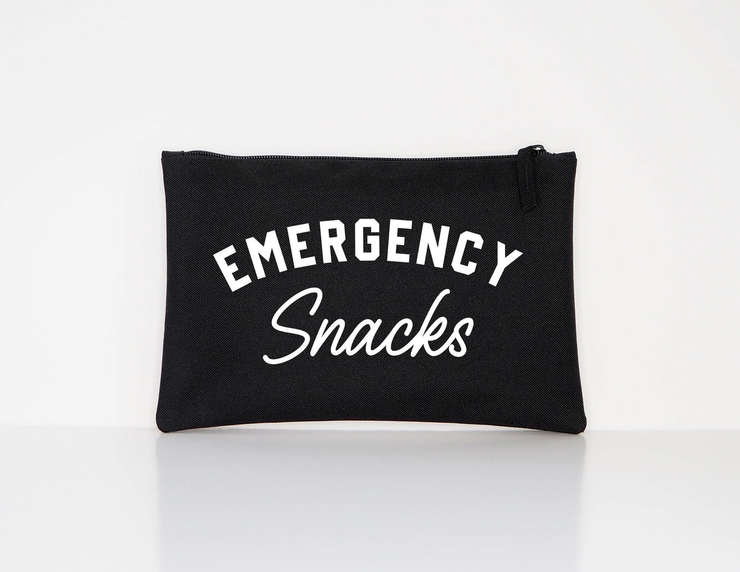 Emergency Snacks Zip Pouch - Emergency Snacks Pouch - Emergency Snack Bag - Emergency Candy Zip Pouch - Pouch For Snacks - Kids Snack Bag