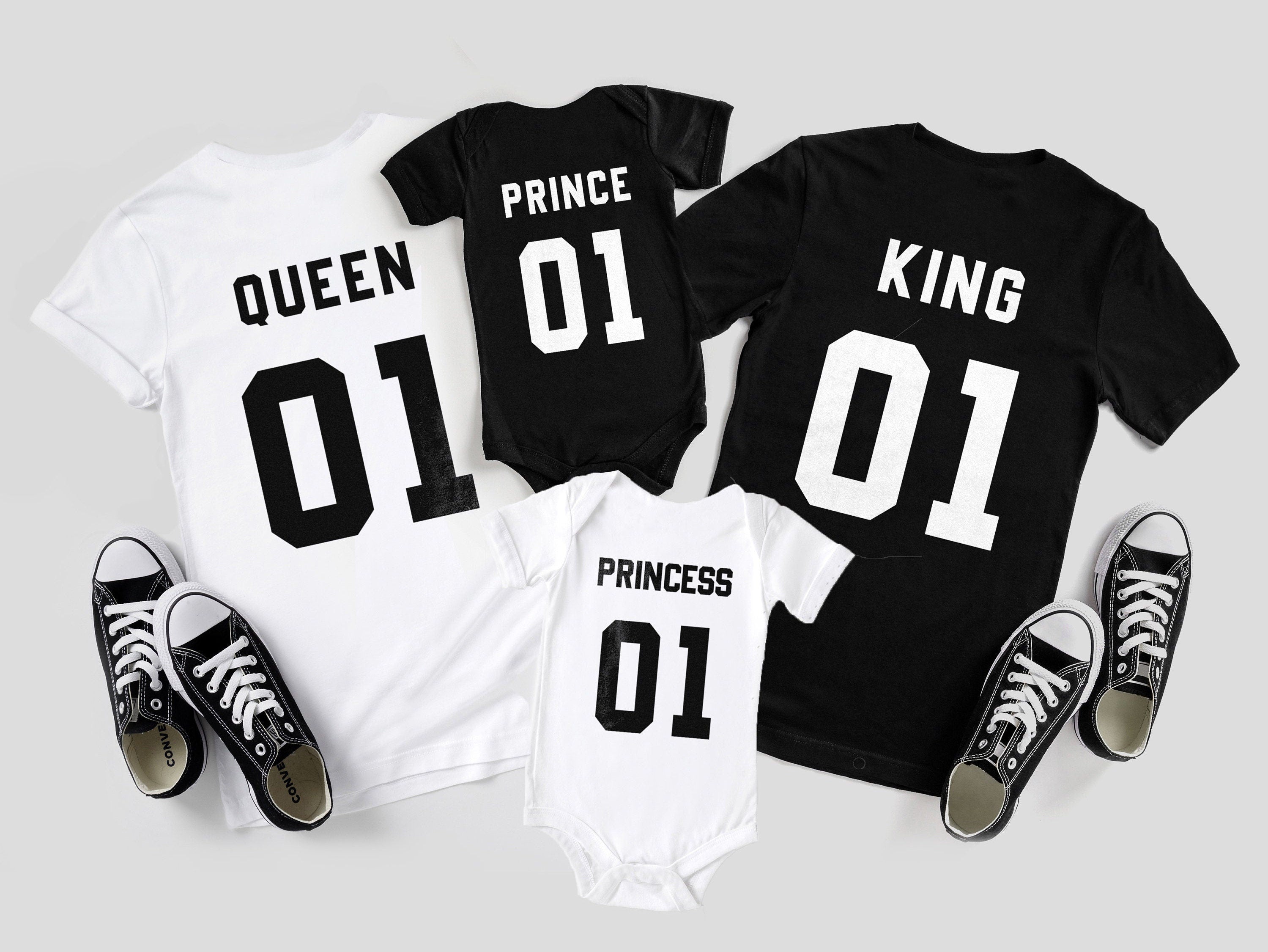 king queen prince and princess shirts