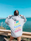 Do What Makes You Happy Hoodie - Womens Oversized Hoodie - Retro Font Mental Health Hoodie - Positive Mindset Hoodie