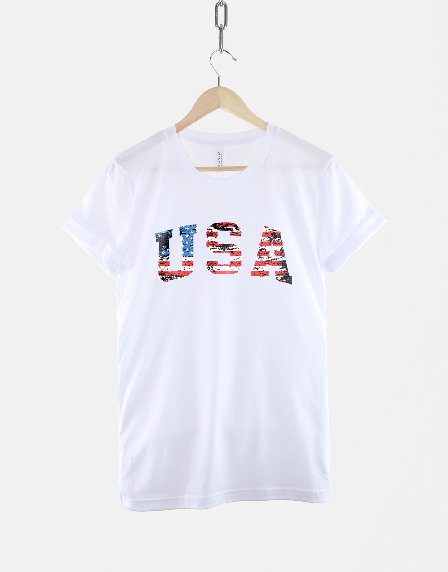 USA Shirt - USA Flag Shirt - Patriotic USA T-Shirt - 4th Of July TShirt - Distressed American Flag Shirt - Independence Day T-Shirt