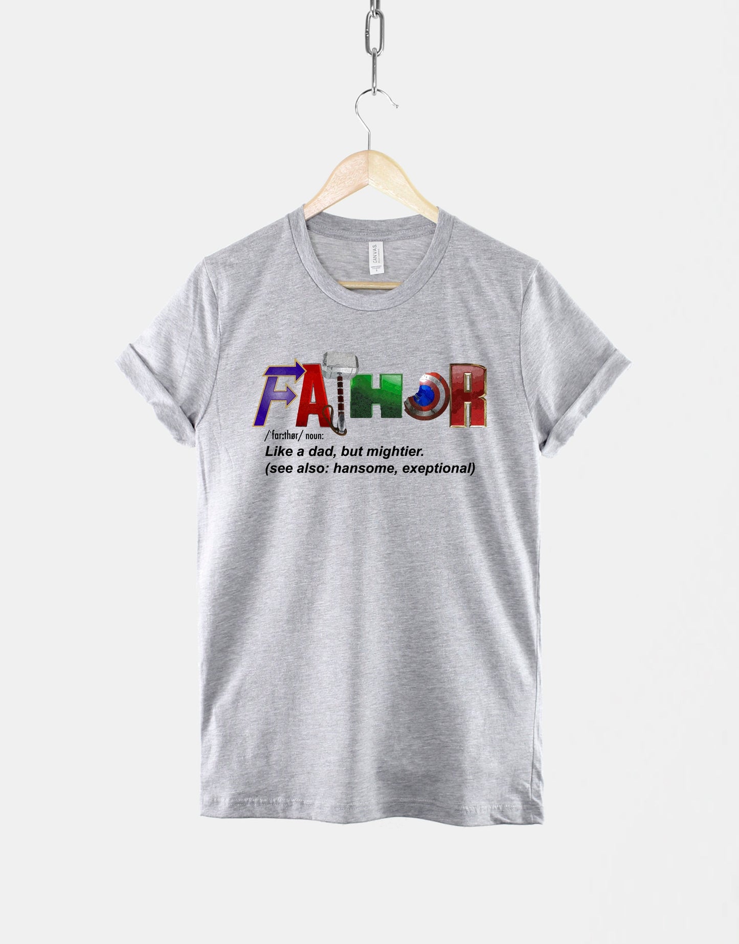 Fathor Shirt - Father's Day Gift - Superhero Dad Shirt - Men's Super Hero Shirt - Super Daddio - Fathor Definition Shirt - Dad Shirt